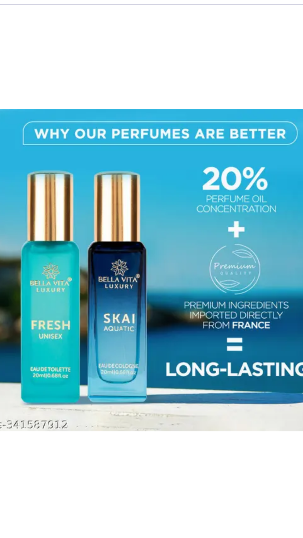 Bellavita Organic Unisex Perfume